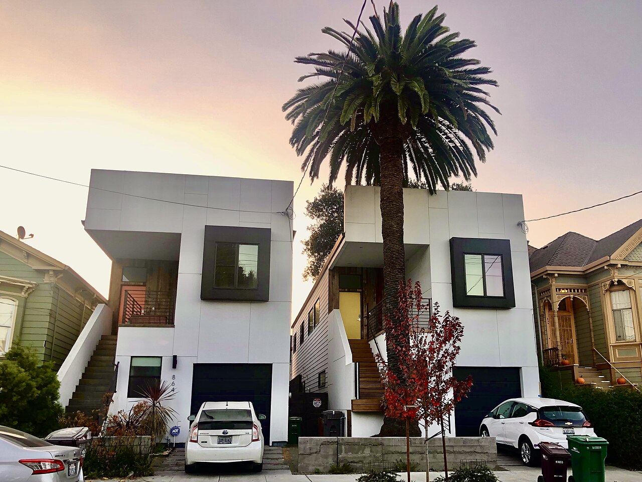 A West Oakland residential street in the Prescott neighborhood