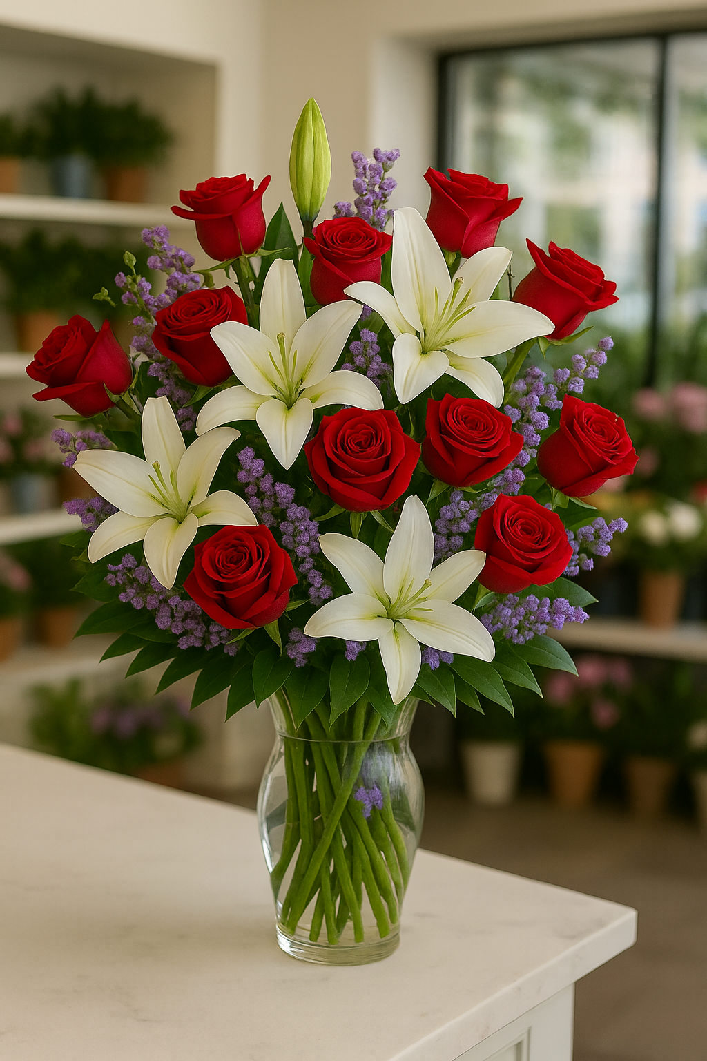 Starry Starry Night Roses and Lilies presentation