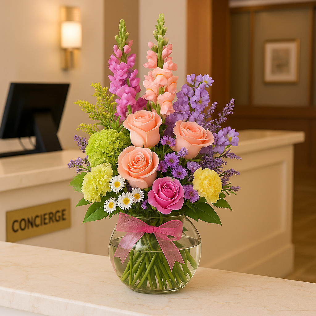Pastel Garden Glow — Designer Arrangement — Standard selection — BF-0161