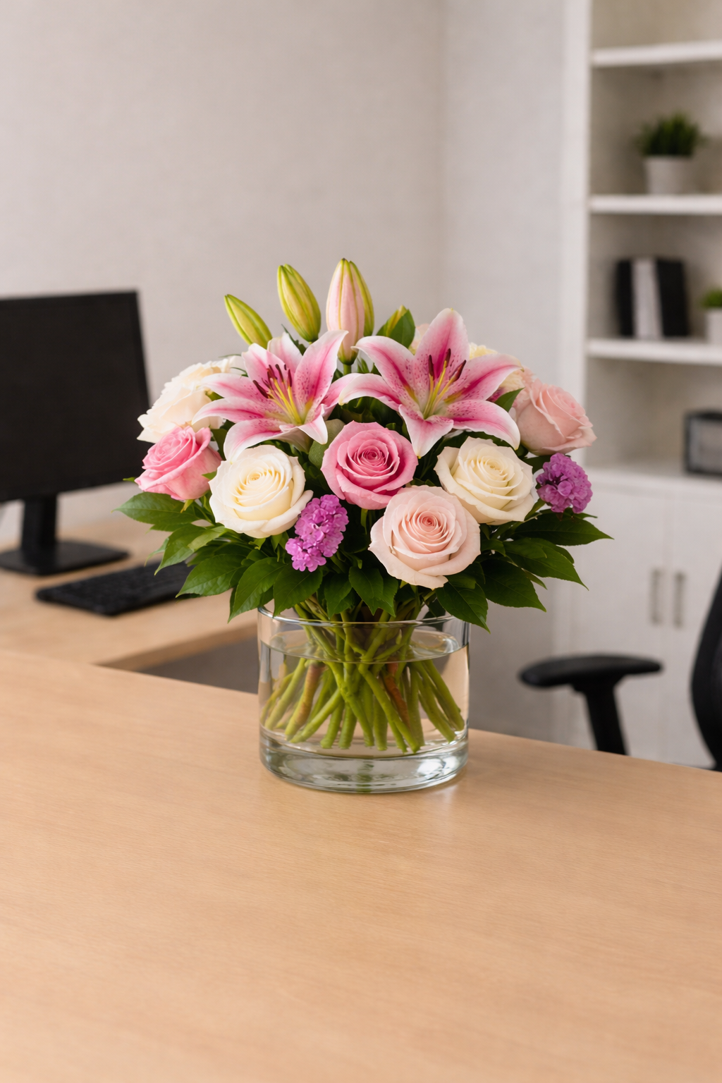 Elegant Tall Feminine Bouquet — Standard selection — BF-0140