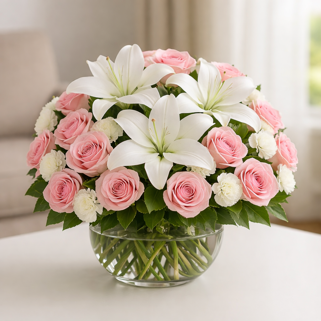Soft Harmony Low Round Arrangement