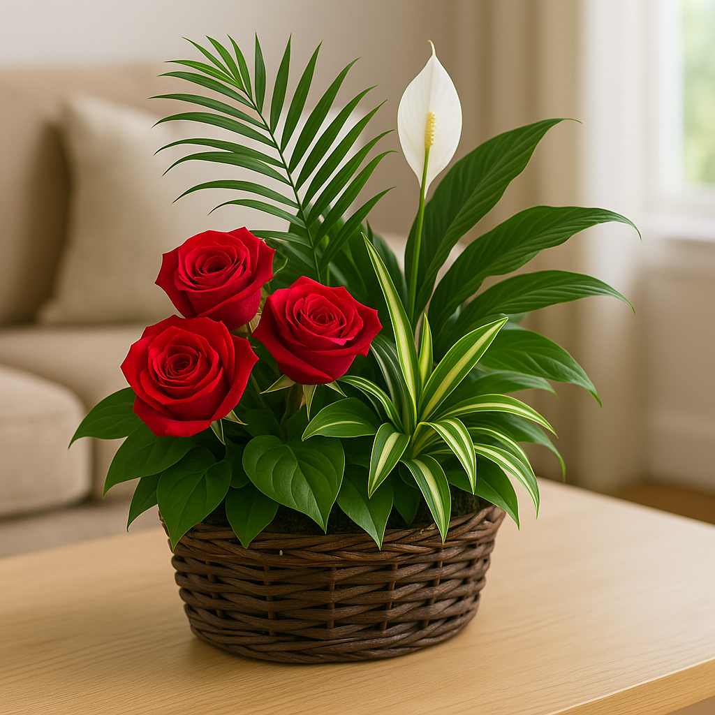 Lush Designer Garden with Accent Blooms, BF-0153