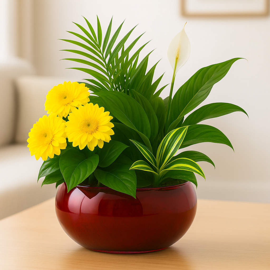 Lush Designer Garden with Bright Accent Blooms — Plant Gift selection — BF-0154