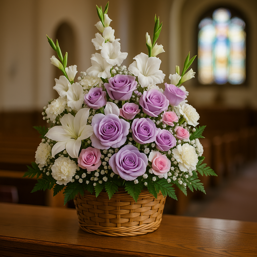 Floral Serenity in Sacred Space — Exquisite selection — BF-0146