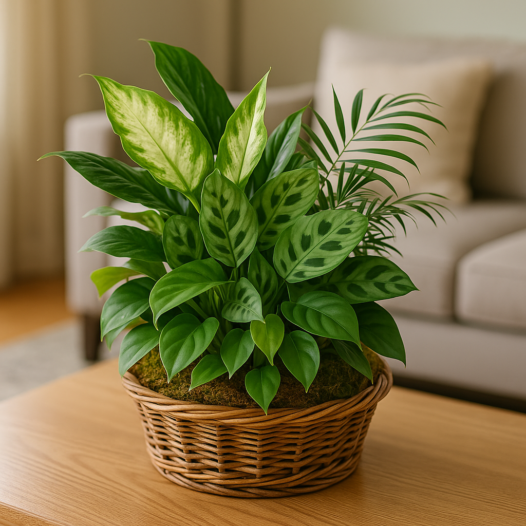 Lush Green Dish Garden — Exquisite selection — BF-0155
