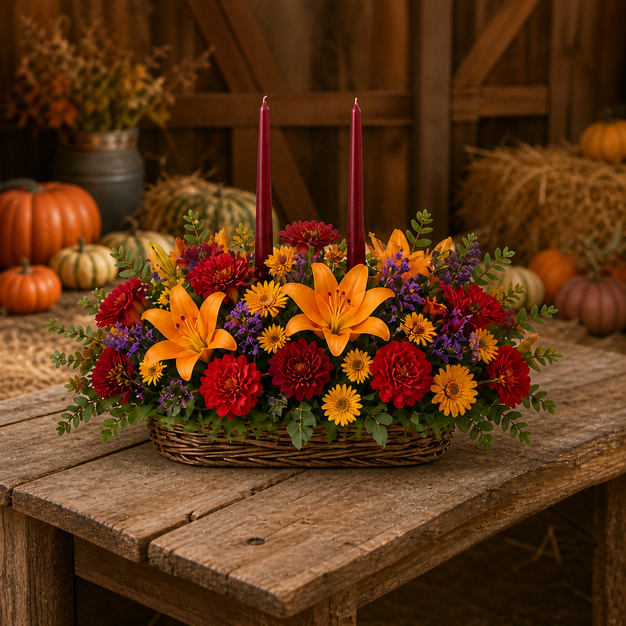 Thanksgiving Table Centerpiece — Exquisite