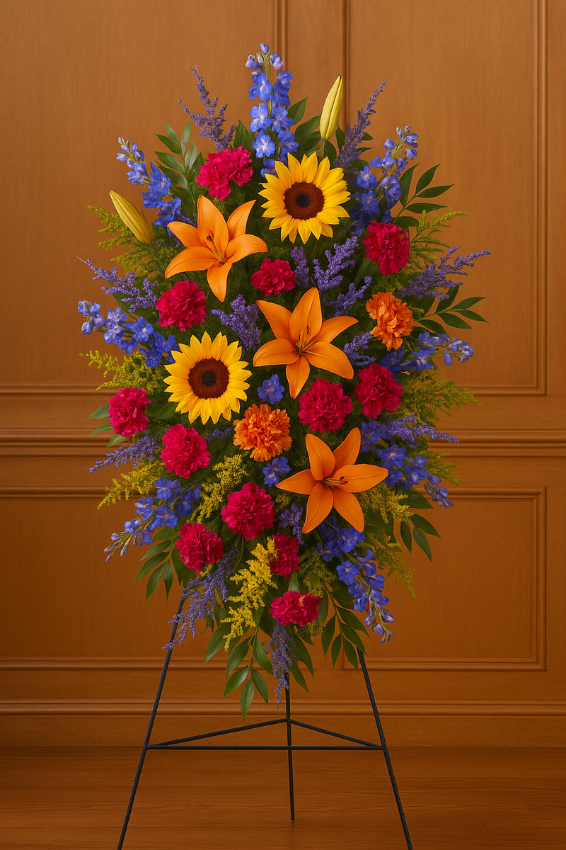 Starburst Standing Spray — Premium selection — BF-0180