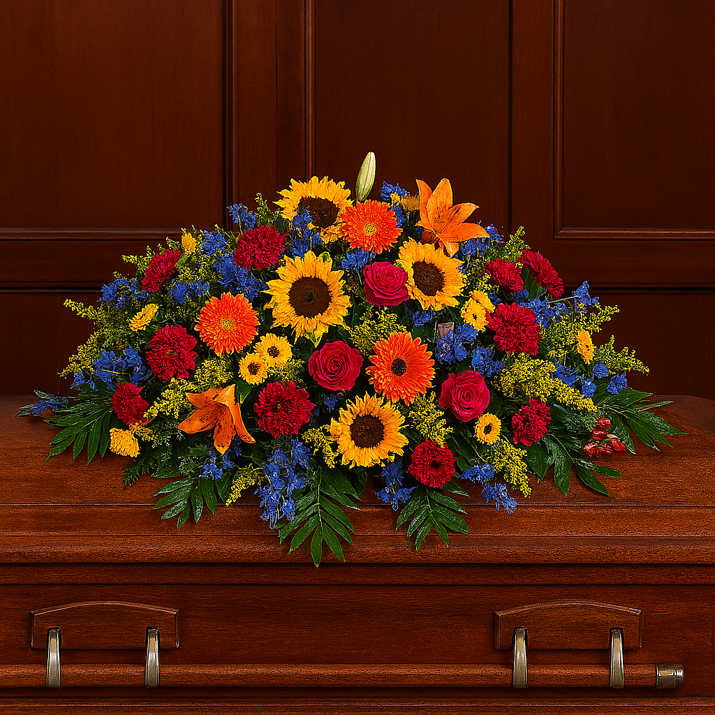 Starburst Casket Spray — Exquisite selection — BF-0178
