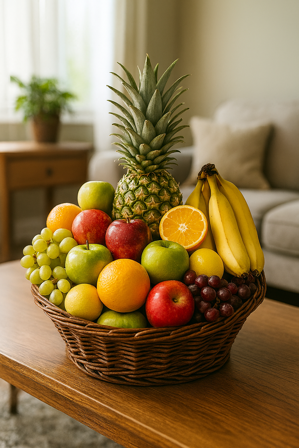 Classic Fresh Fruit Basket — Exquisite selection — BF-0129