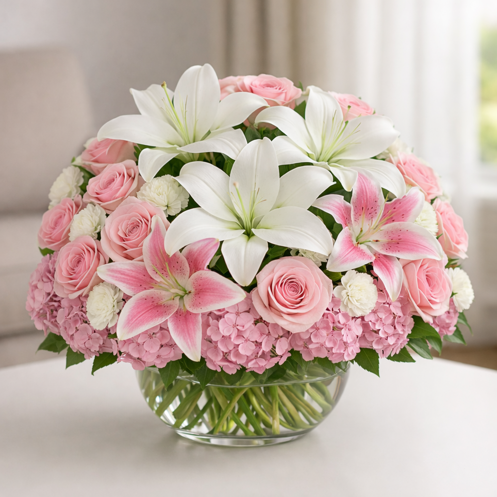 Soft Harmony Low Round Arrangement
