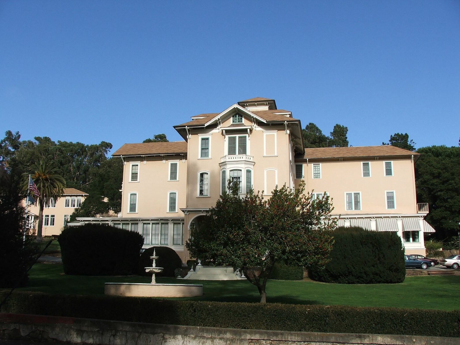Ralston Hall, the historic mansion in Belmont