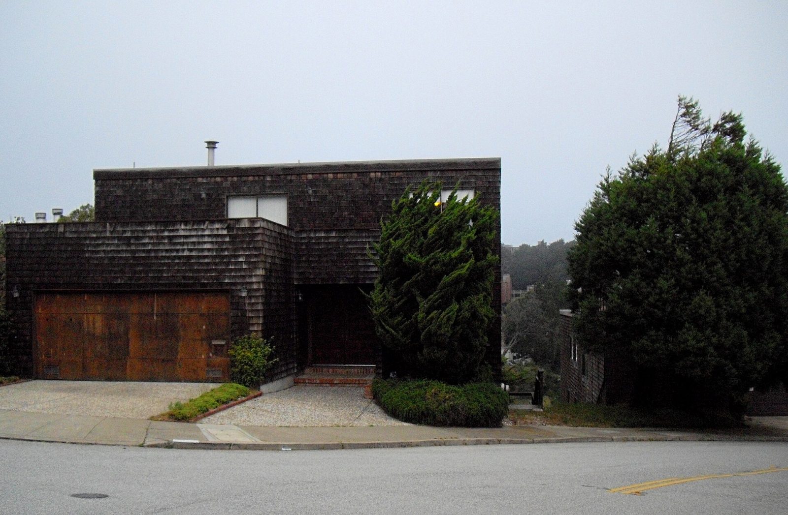 Homes and hillside streets in Diamond Heights, San Francisco