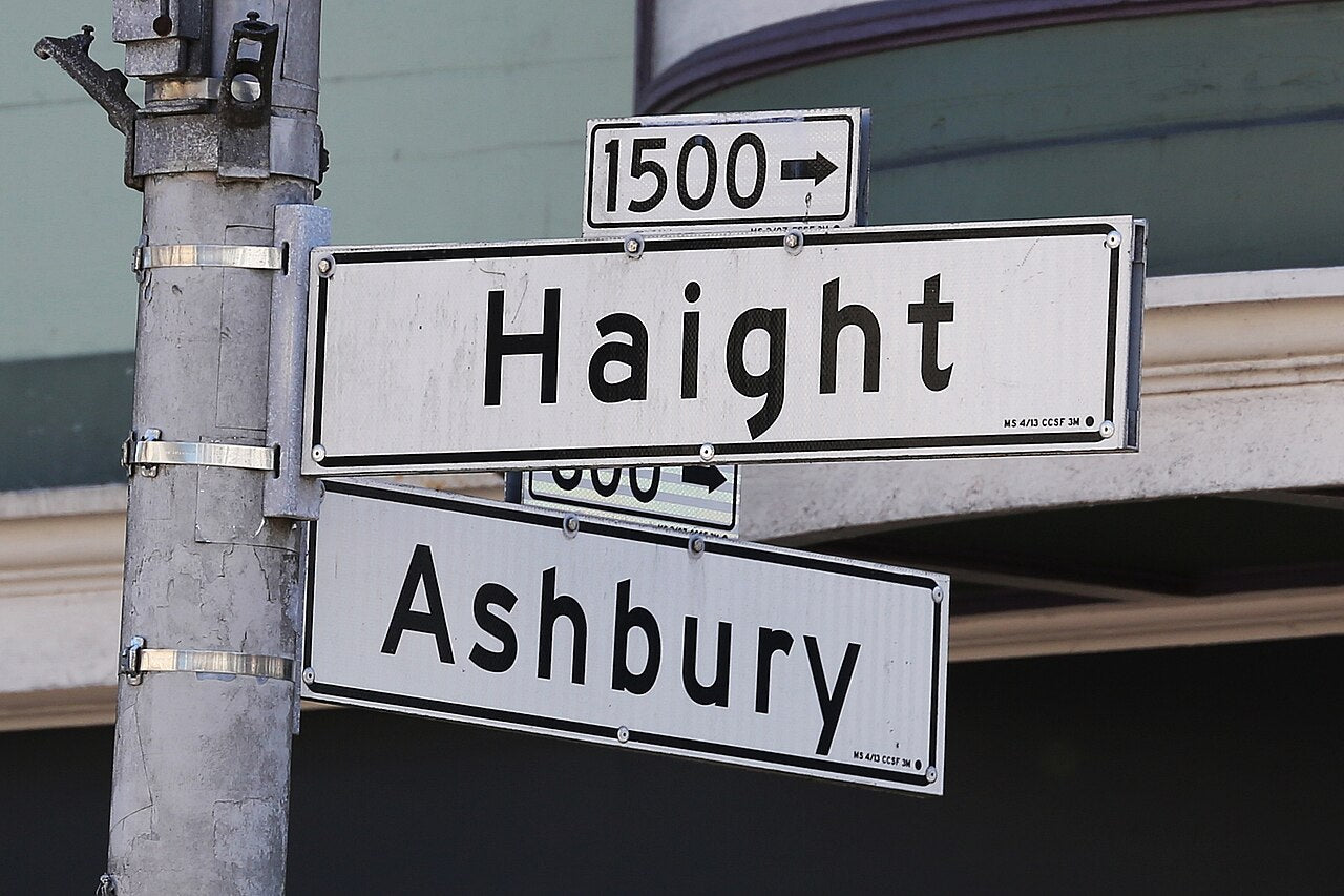Street signs at Haight and Ashbury