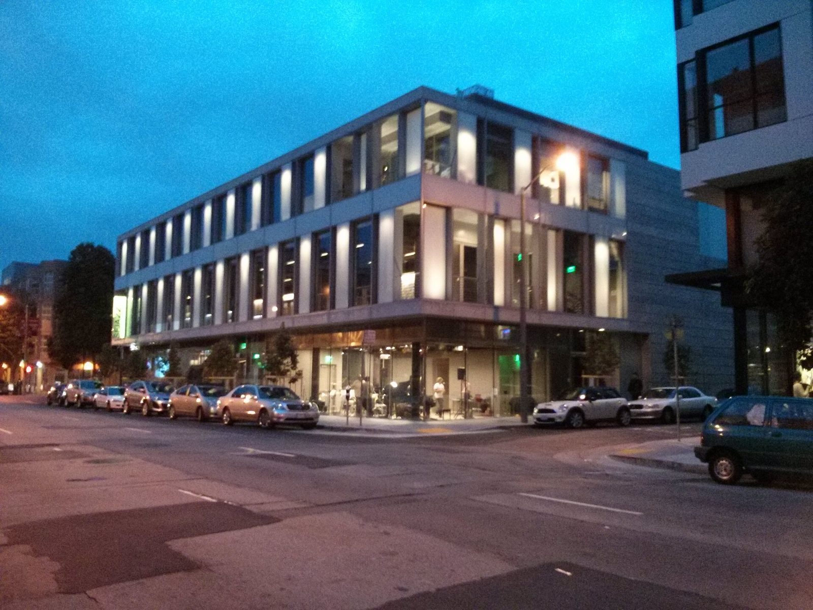 The SFJAZZ Center building on Franklin Street in Hayes Valley