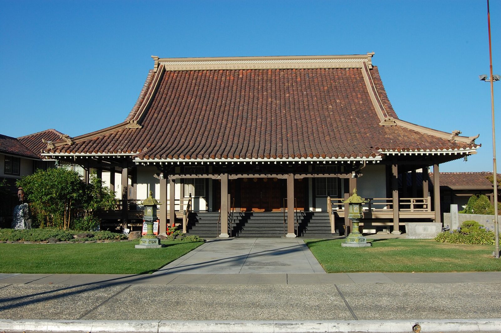 The San Jose Buddhist Church Betsuin temple on North Fifth Street