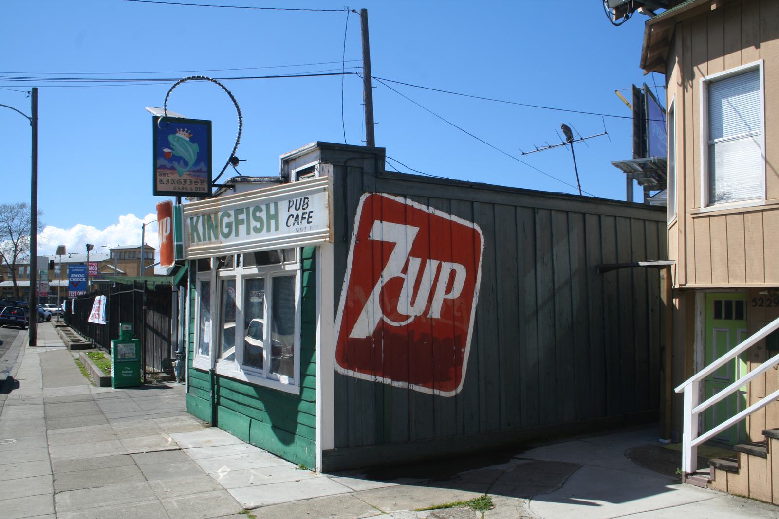 Telegraph Avenue streetscape in Temescal, Oakland