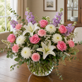 Pink and White Garden