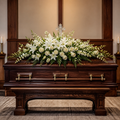 Ivory Faith Casket Adornment — Standard selection — BF-0052