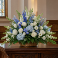 Blue Serenity Service Basket — Standard selection — BF-0055