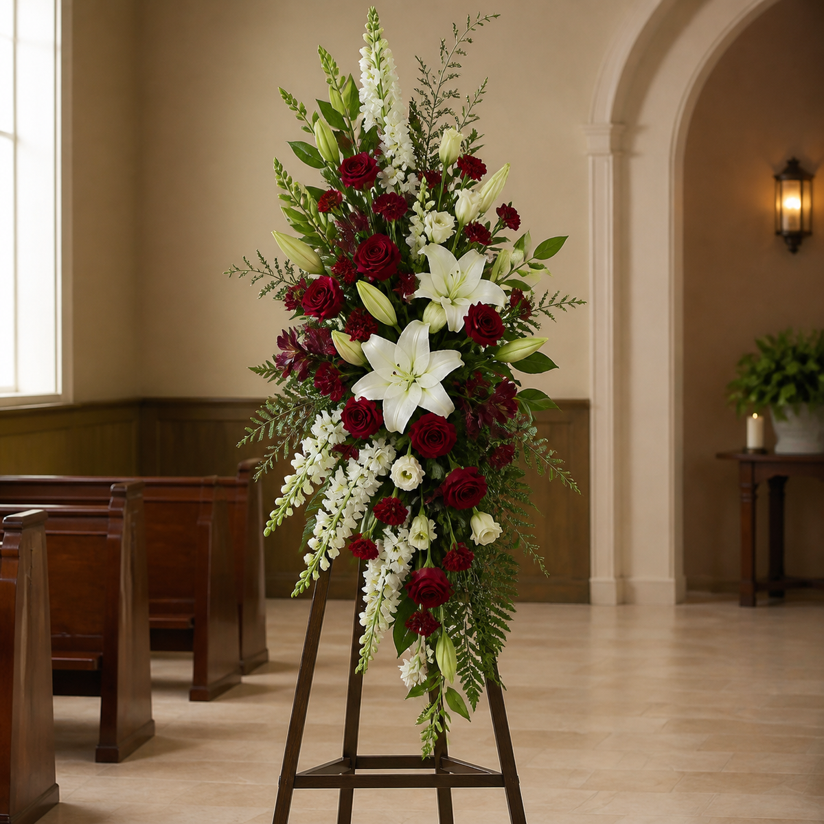 Crimson Lily Remembrance — Standard selection — BF-0056