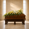 Sunlit Promise Casket Tribute — Standard selection — BF-0065
