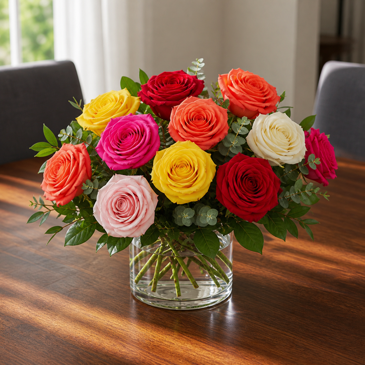 Prismatic Promise Roses
