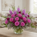 Mauve Silver Garden