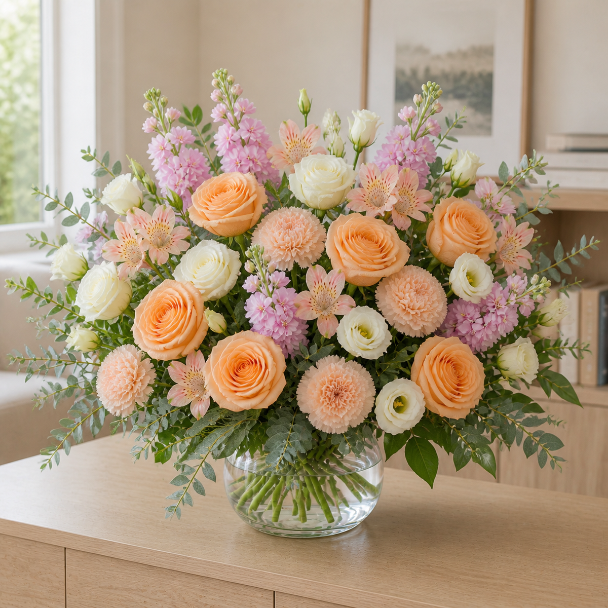 Peach Pearl Reverie