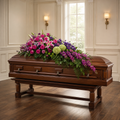 Fuchsia Emerald Casket Embrace — Standard selection — BF-0093