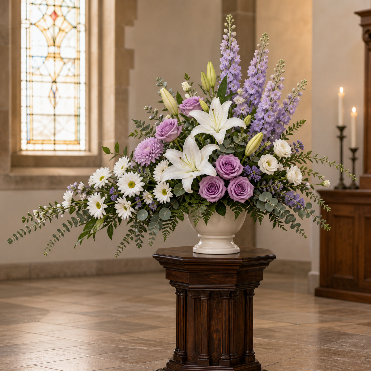 Lavender Lily Chapel Grace — Standard selection — BF-0094