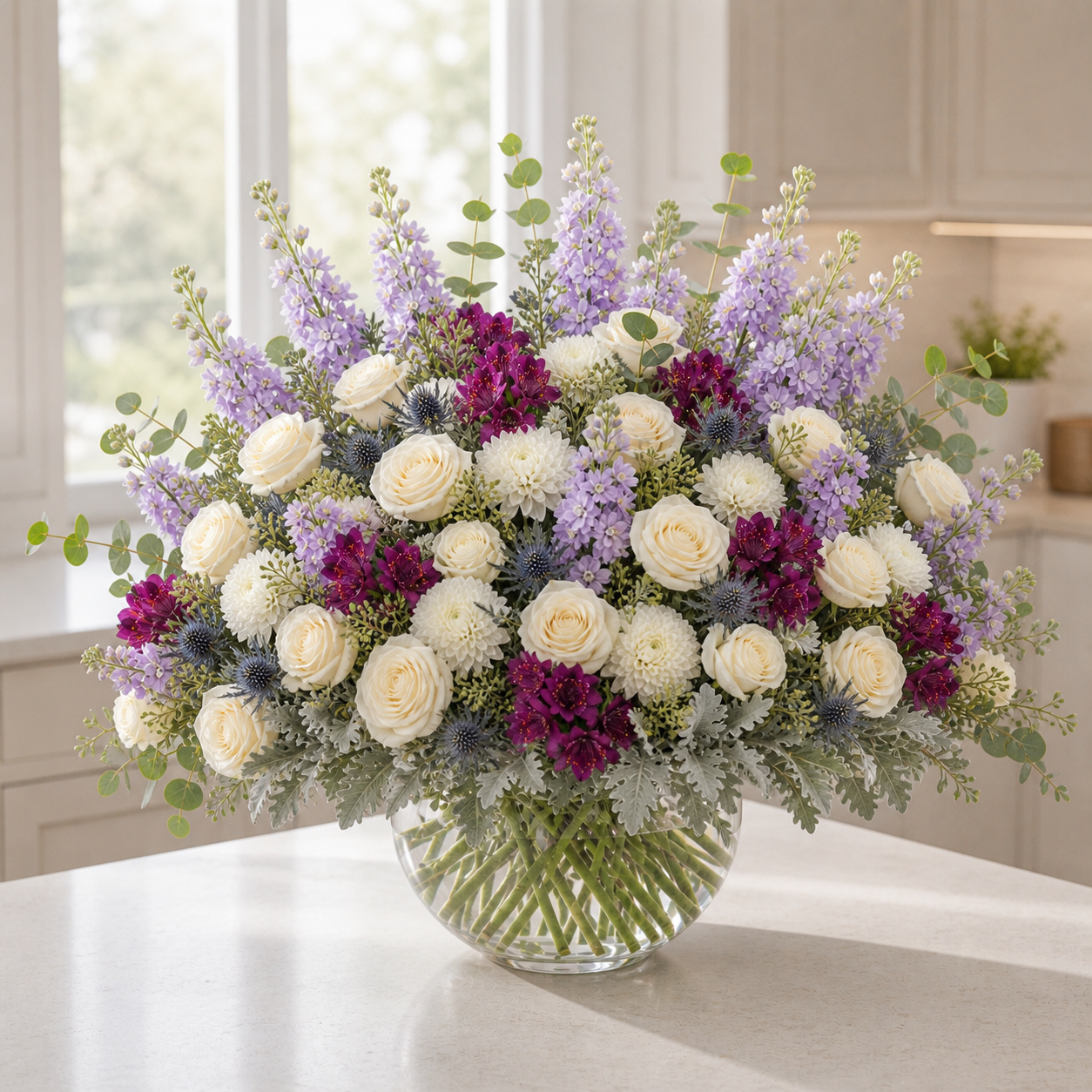 Plum Sapphire Meadow