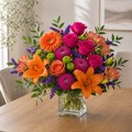 Tangerine Fuchsia Lilyburst