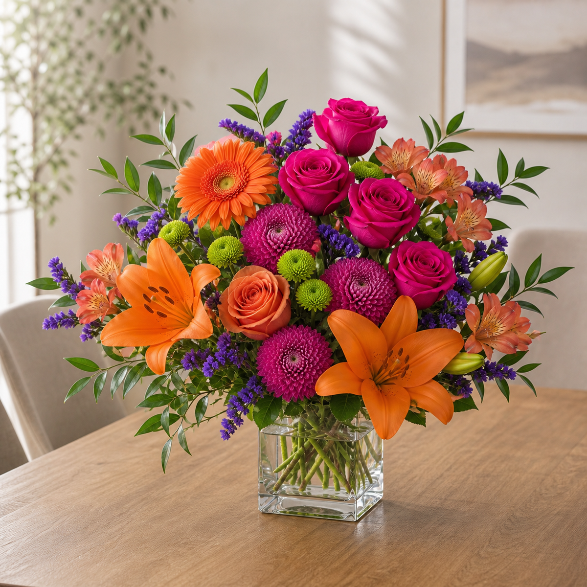 Tangerine Fuchsia Lilyburst