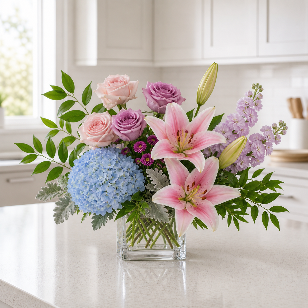 Sky Blush Lily Reverie