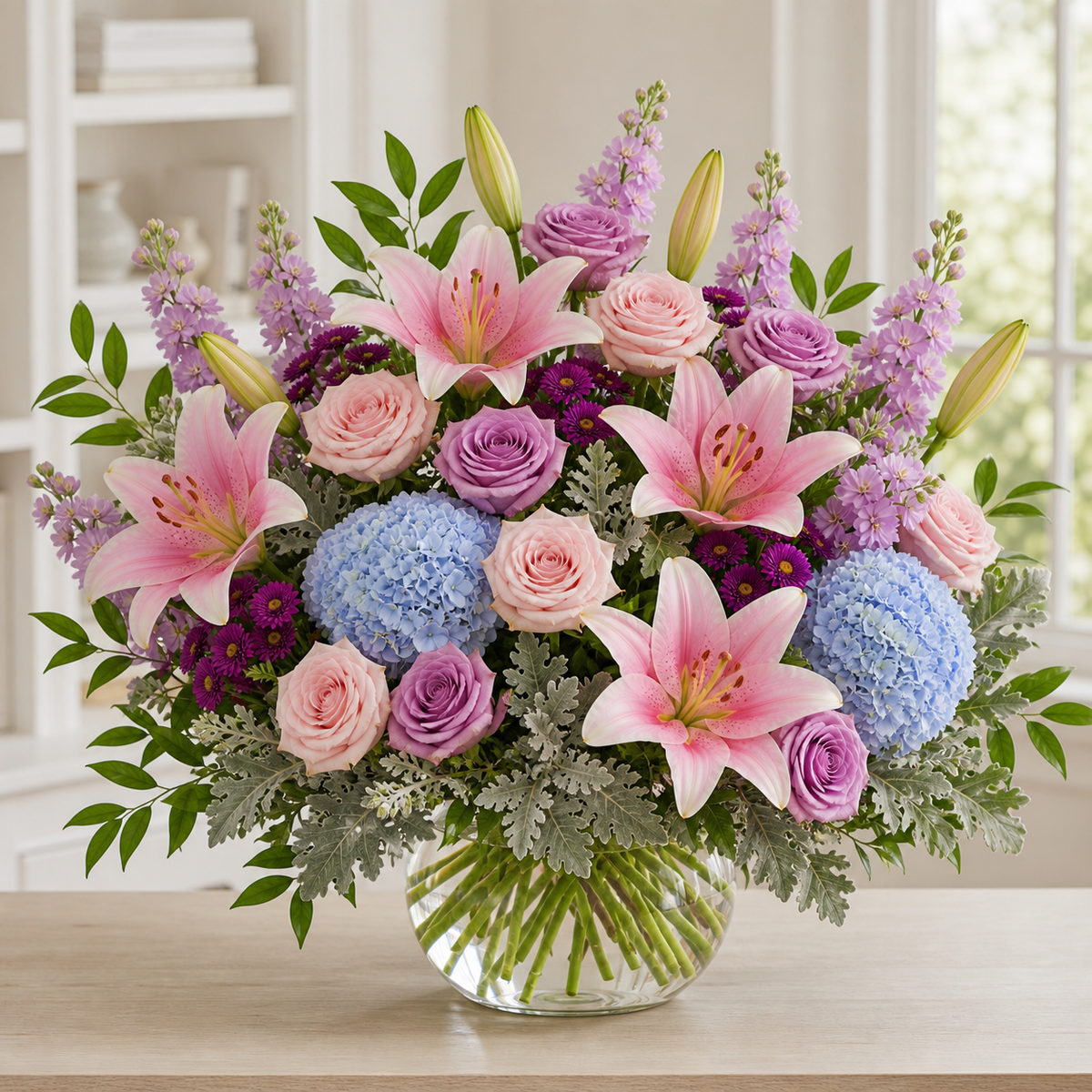 Sky Blush Lily Reverie