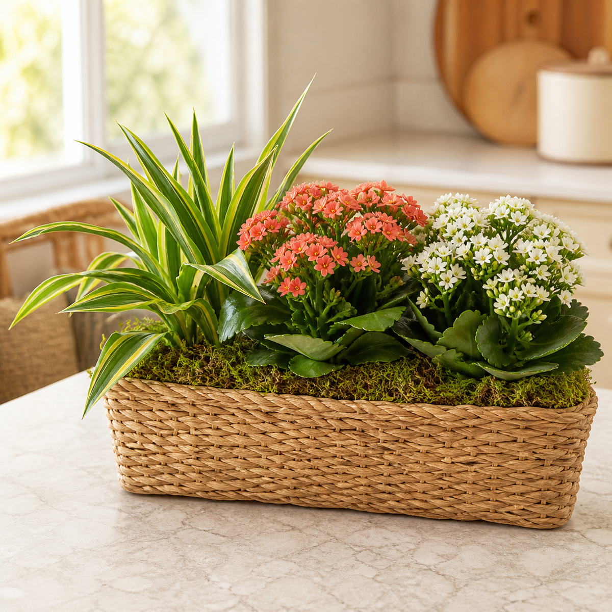 Blooming Wicker Garden — One Size selection — BF-0239